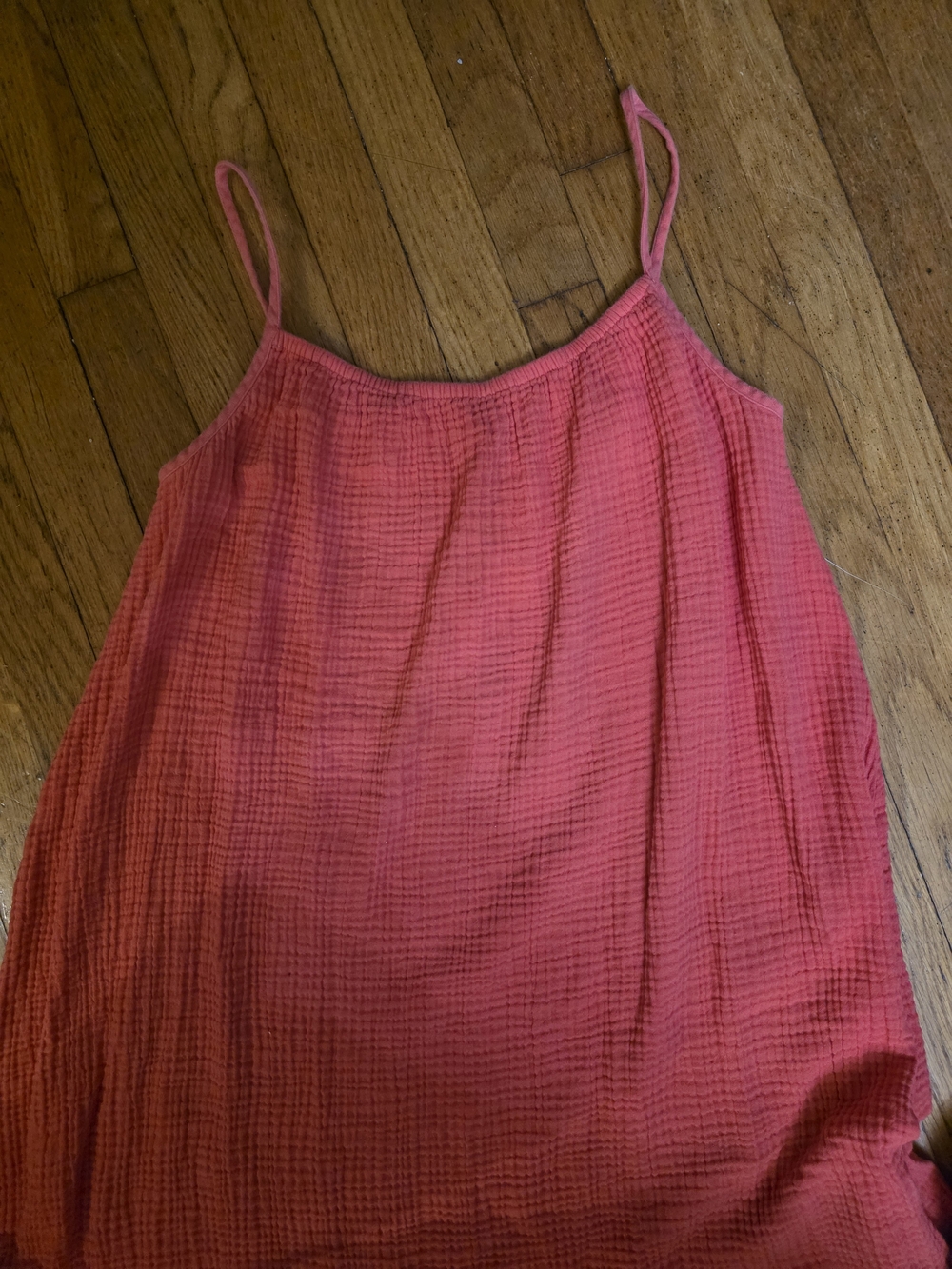 Women’s Pink Textured Slip Swim Cover-Up Dress - Picture 3 of 4